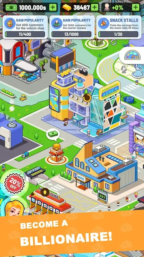 Idle City Tycoon-Build Game