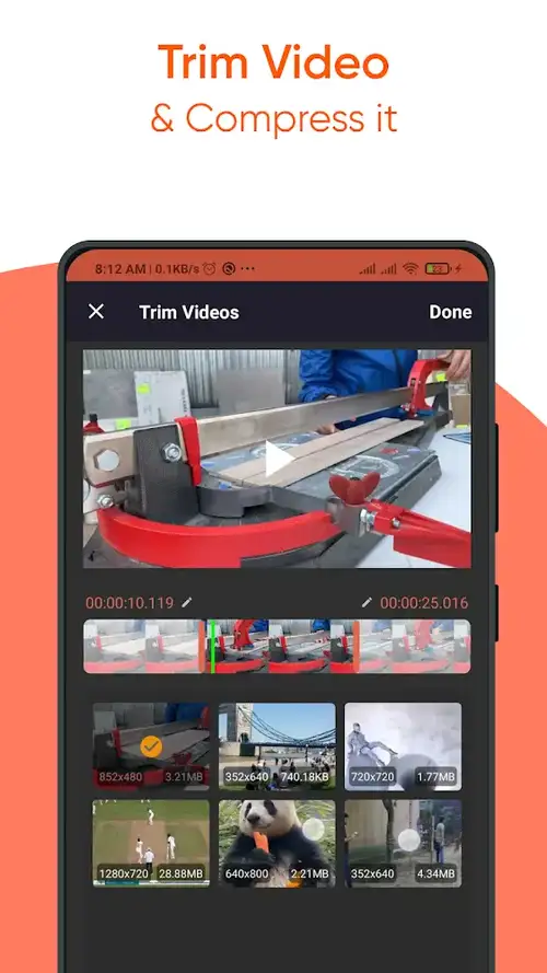 Video Compressor โ Compact Video(MP4,MKV,AVI,MOV)
