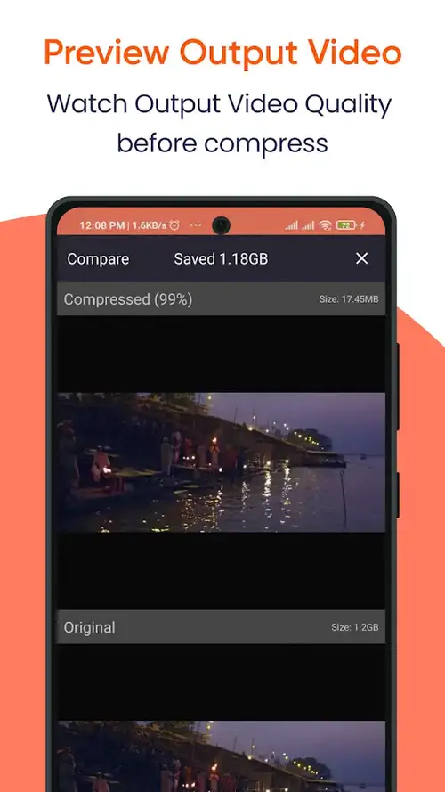 Video Compressor โ Compact Video(MP4,MKV,AVI,MOV)
