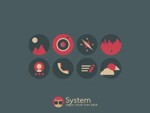 Sagon Circle: Dark Icon Pack APK v17.4 (Full Version) screenshot 4