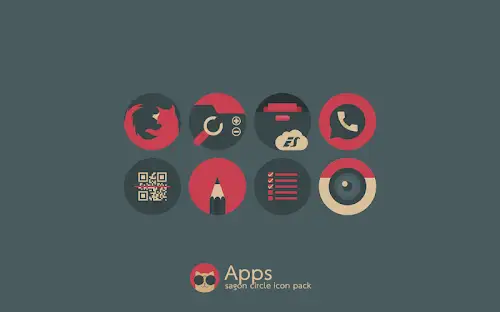 Sagon Circle: Dark Icon Pack APK v17.4 (Full Version) screenshot 5