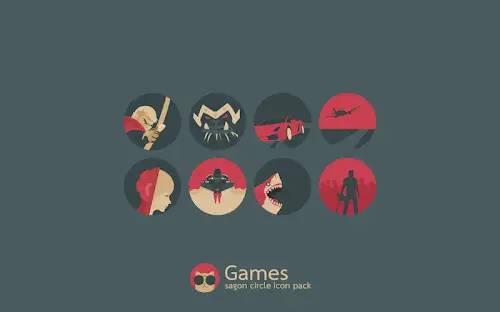 Sagon Circle: Dark Icon Pack APK v17.4 (Full Version) screenshot 6