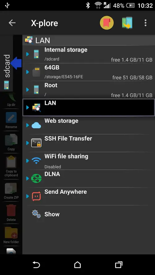 X-plore File Manager screenshot 6