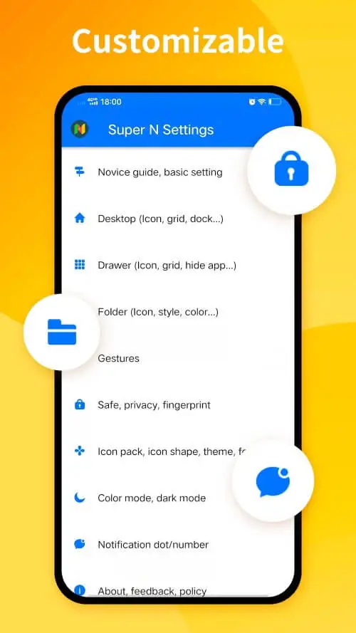 Super N Launcher -Super design