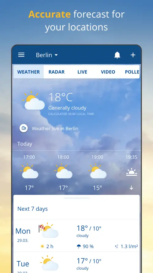 wetter.com โ Weather and Radar