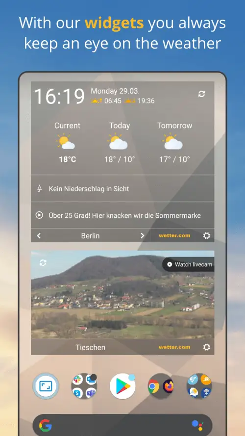 wetter.com โ Weather and Radar