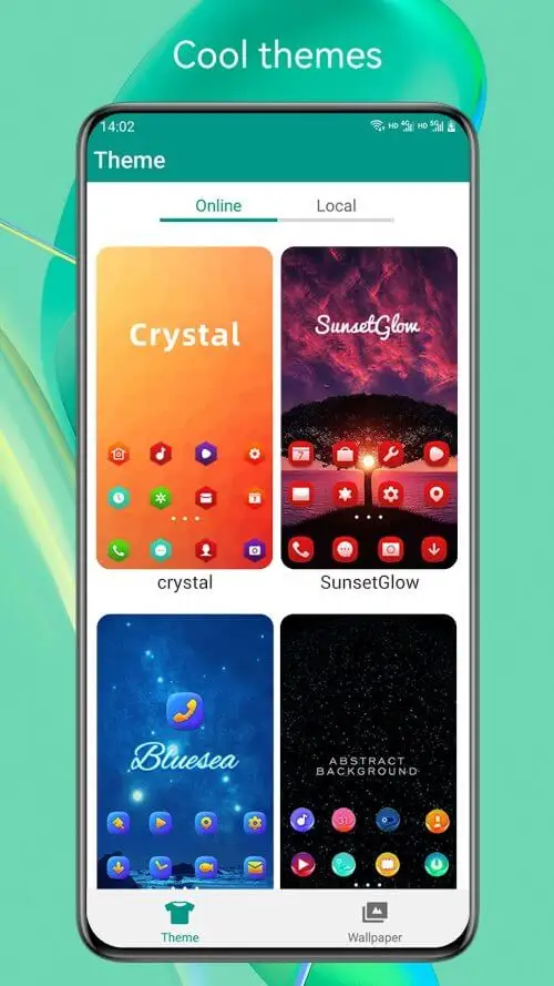 Super P Launcher, theme