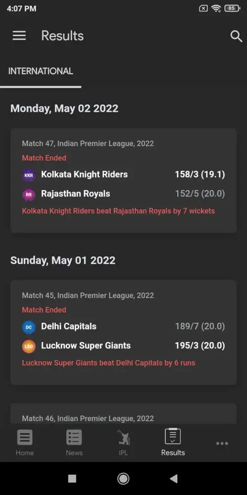 NDTV Cricket