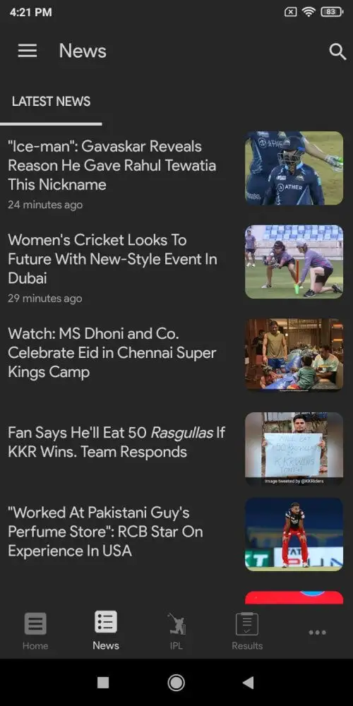 NDTV Cricket