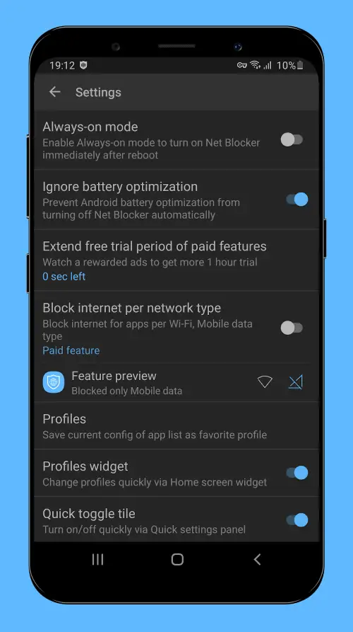 Net Blocker โ Firewall per app