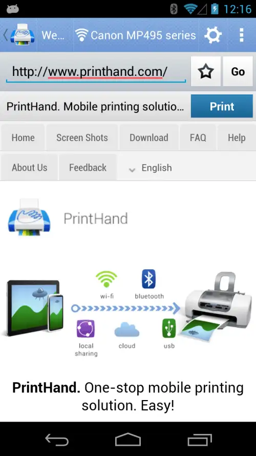 PrintHand Mobile Print