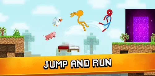 Stickman Parkour: Jump and run
