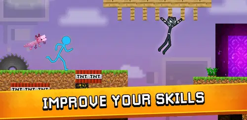 Stickman Parkour: Jump and run