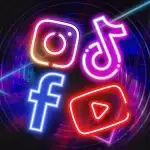 Neon Icon Designer App v2.1.2 MOD APK (Premium Unlocked)