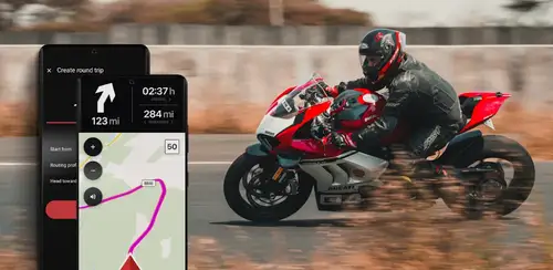 calimoto Motorcycle GPS screenshot 1