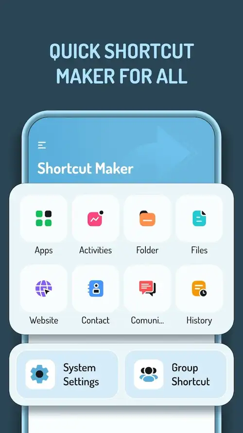 Mobile Shortcut Maker for All screenshot 1