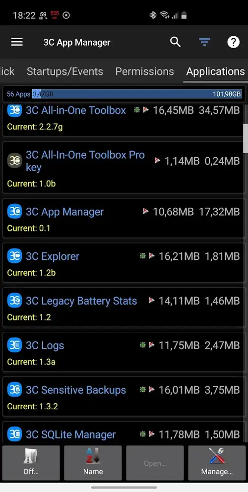 3C App Manager screenshot 2