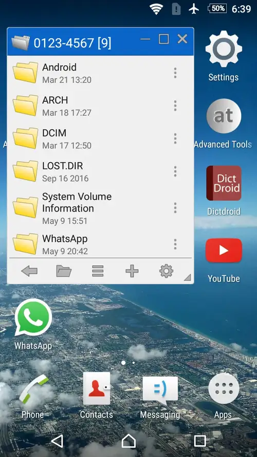 Floating File Manager screenshot 1