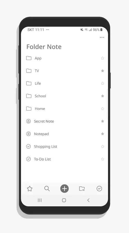 FolderNote screenshot 1