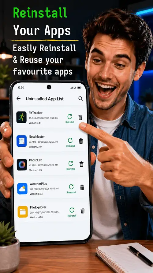 App Uninstall Logs & Reinstall screenshot 2