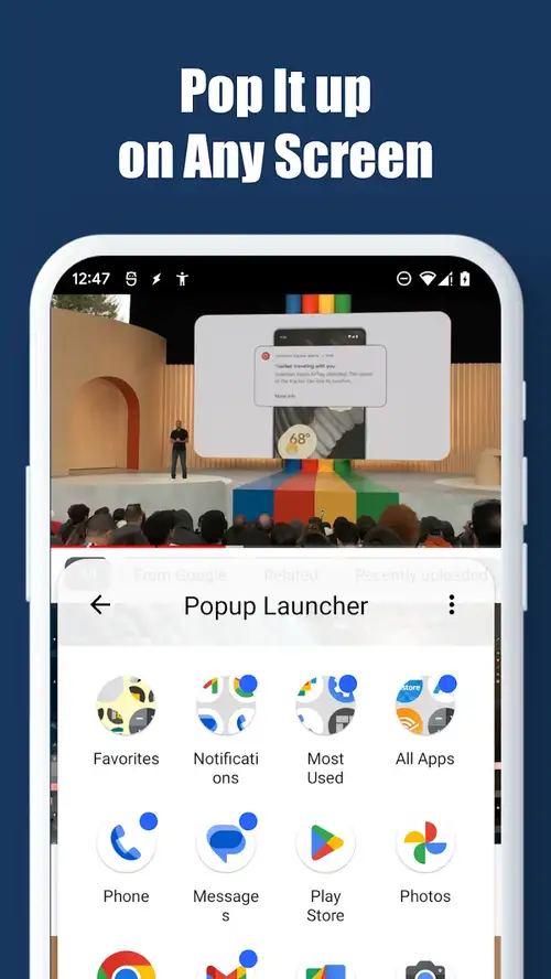 Popup Launcher screenshot 1