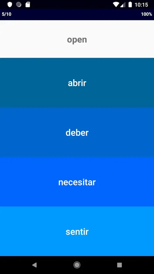 Spanish Verb Blitz Pro screenshot 4