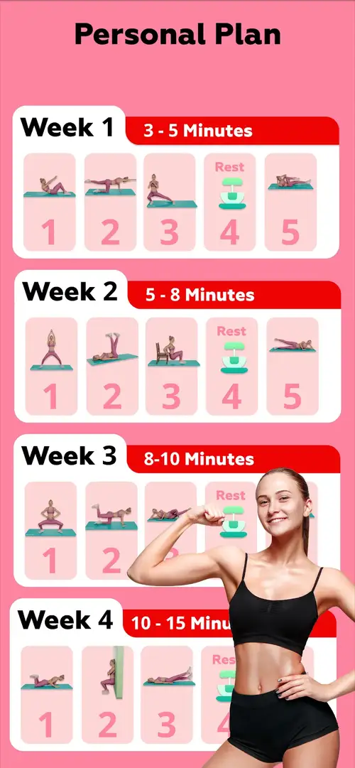 Women Workout: Lose Belly Fat screenshot 2