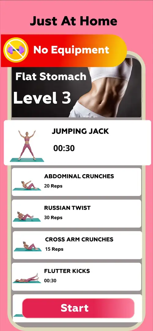 Women Workout: Lose Belly Fat screenshot 5