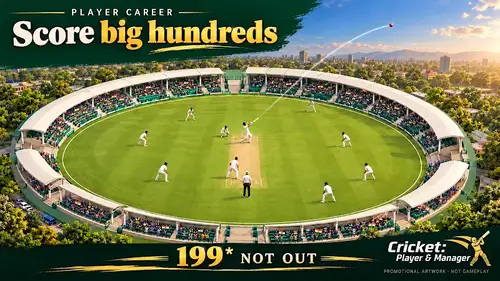 Cricket: Player & Manager screenshot 1