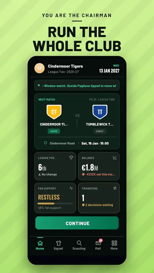 Football Regency 2027 screenshot 1